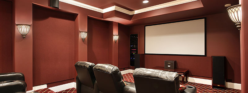 Custom designs, building, and installations for home theater systems. 